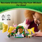 LEGO Wicked Glinda's Wedding Day Building Toy - Pretend Playset with 2 Minidolls, 2 Animal Toy Figures, & 2 Poseable Butterflies - Building Blocks