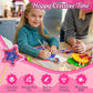 ZUNIRA Poke Art Kits Dream Princess Mess-Free DIY Crafts for Kids Ages 3+