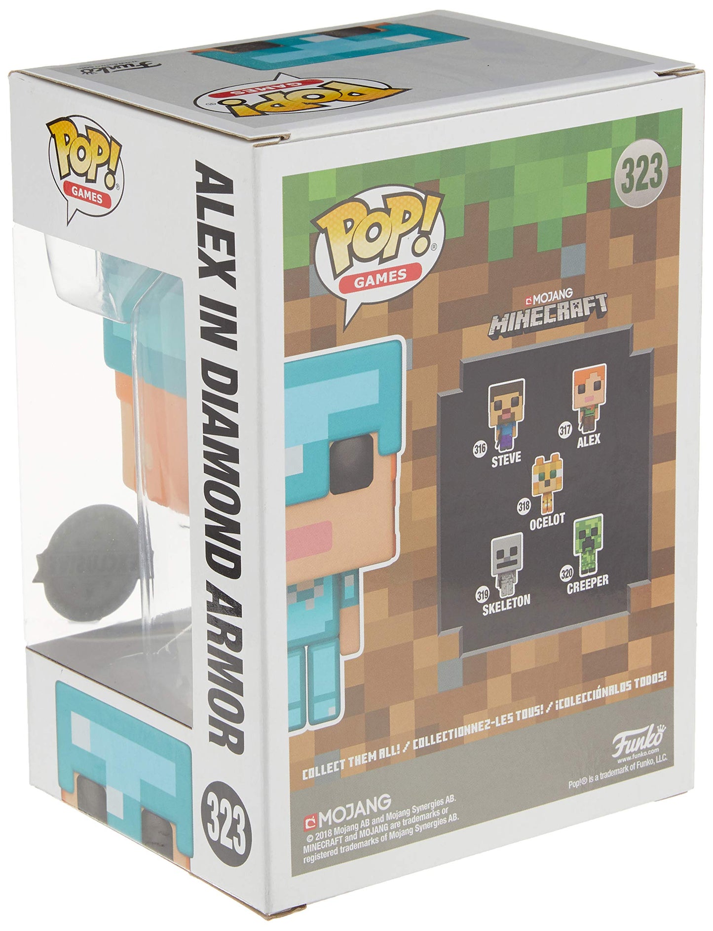 Funko Pop! Minecraft - Alex in Diamond Armor - Vinyl Figure 9 cm
