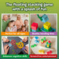 The Uzzle Topple Toads - Fun & Competitive Stacking Game - Engaging Balance Board Game - Endless Laughter & Excitement -2-4 Players