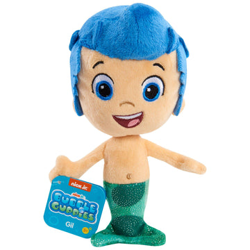 Nick Jr Bubble Guppies Plush Bubble GIL Sparkly Stuffed Bean Figure