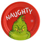 Grinch Christmas Naughty & Nice Party Supply Set - Disposable Paper Desert Plates - Serves 16