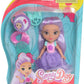 Fisher-Price Preschool Toy Sunny Day Pop-In Style Blair, 6-Inch Poseable Doll with 3 Hair Accessories for Pretend Play Ages 3+ Years