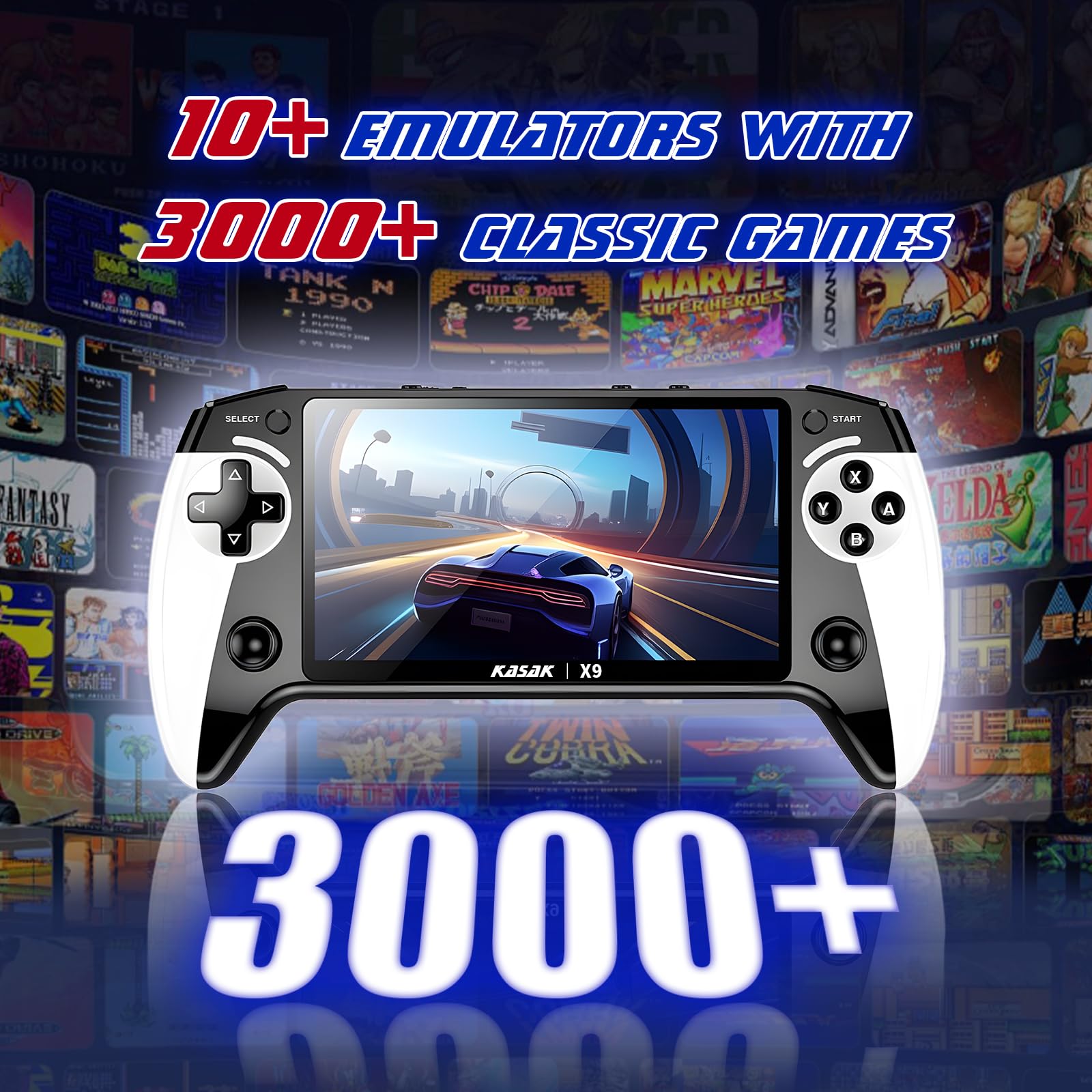 Retro Handheld Game Console Hand Held Gaming Consola Portátil Portable Plug Play Video Juegos para Niños Preloaded Systems Emulator TV Pixelated for
