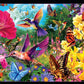 Buffalo Games Hummingbird Garden Jigsaw Puzzle from The Vivid Collection, 1000 Piece