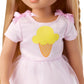 Glitter Girls - 14-Inch Fashion Doll & Play Food Set - Blonde Hair & Violet Eyes - Play Food & Pet Comb - Accessories for 14-Inch Dolls - Toy for Kids