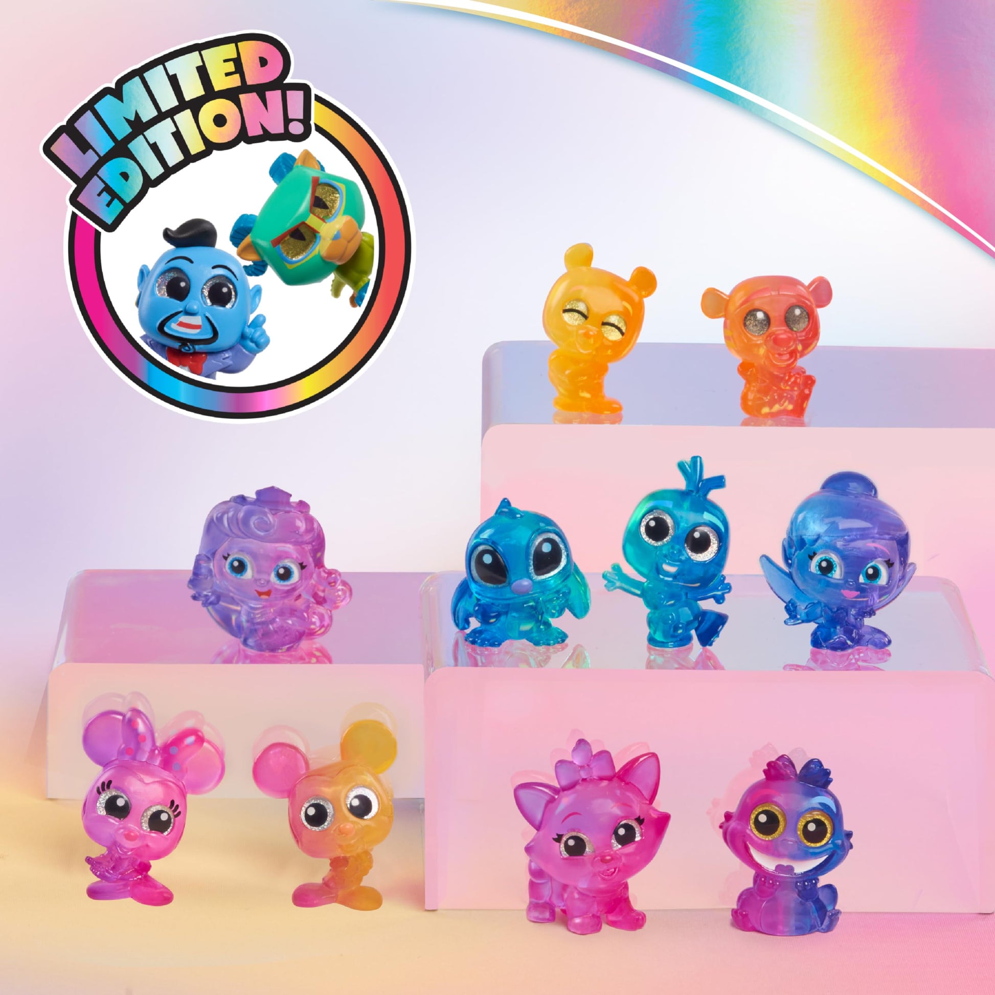 Disney Doorables Mini Peek Technicolor Takeover 2-Pack, 1.5-inch Collectible Figures, Kids Toys for Ages 5 Up by Just Play