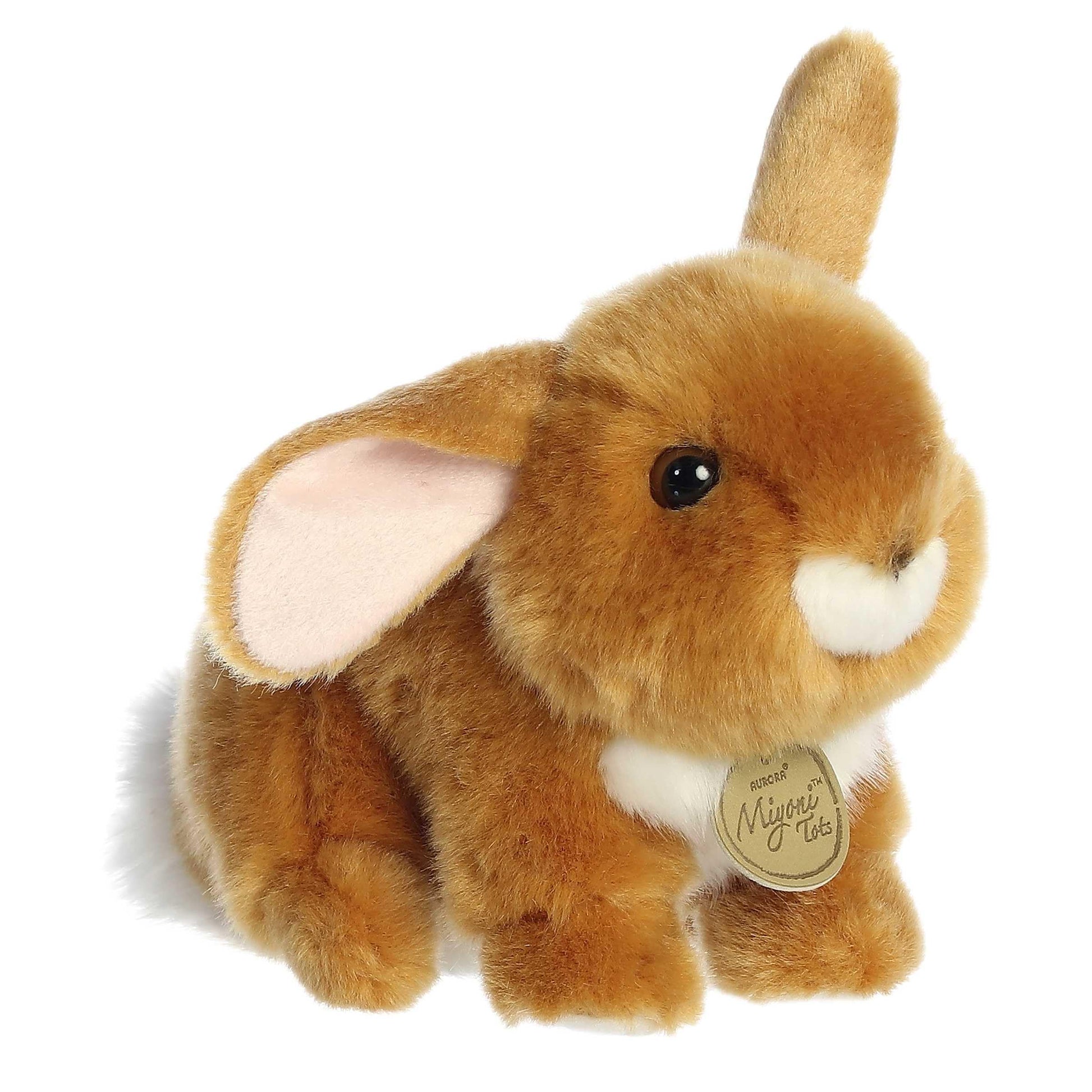 Aurora® Adorable Miyoni® Tots Playful Baby Bunny Stuffed Animal - Lifelike Details Make a Cherished Companion - Perfect for Decorating Bedrooms or