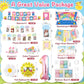 135 pcs Rachell English Teacher Party Supplies, 1st Birthday Decorations Girl & Boy, Photo Banner Balloons Poster Crown High Chair Banner Cake Topper