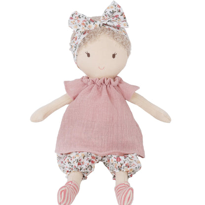 MON AMI My First Doll Poppy, 15-Inch Soft Cuddly Plush Gift for Babies