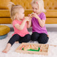 Melissa & Doug Wooden Pizza Party Play Set, 36 Self-Stick Toppings, Pizza Toy Kitchen Set & Play Kitchen Accessories, Preschool Toys for Boys & Girls