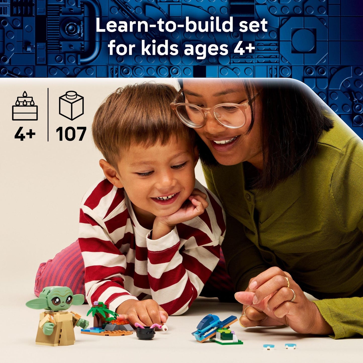 LEGO Star Wars Grogu’s Homestead Building Toy for Boys & Girls - The Mandalorian Pretend Play Set W/Sorgan Frog & Poseable Grogu Figures for Preschool