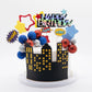 LAST HOE DOWN 51PCS Superhero Themed Birthday Decorations Superhero Birthday Cake Decorations