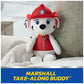 GUND PAW Patrol Marshall Take Along Buddy 13-Inch Plush for Ages 1+