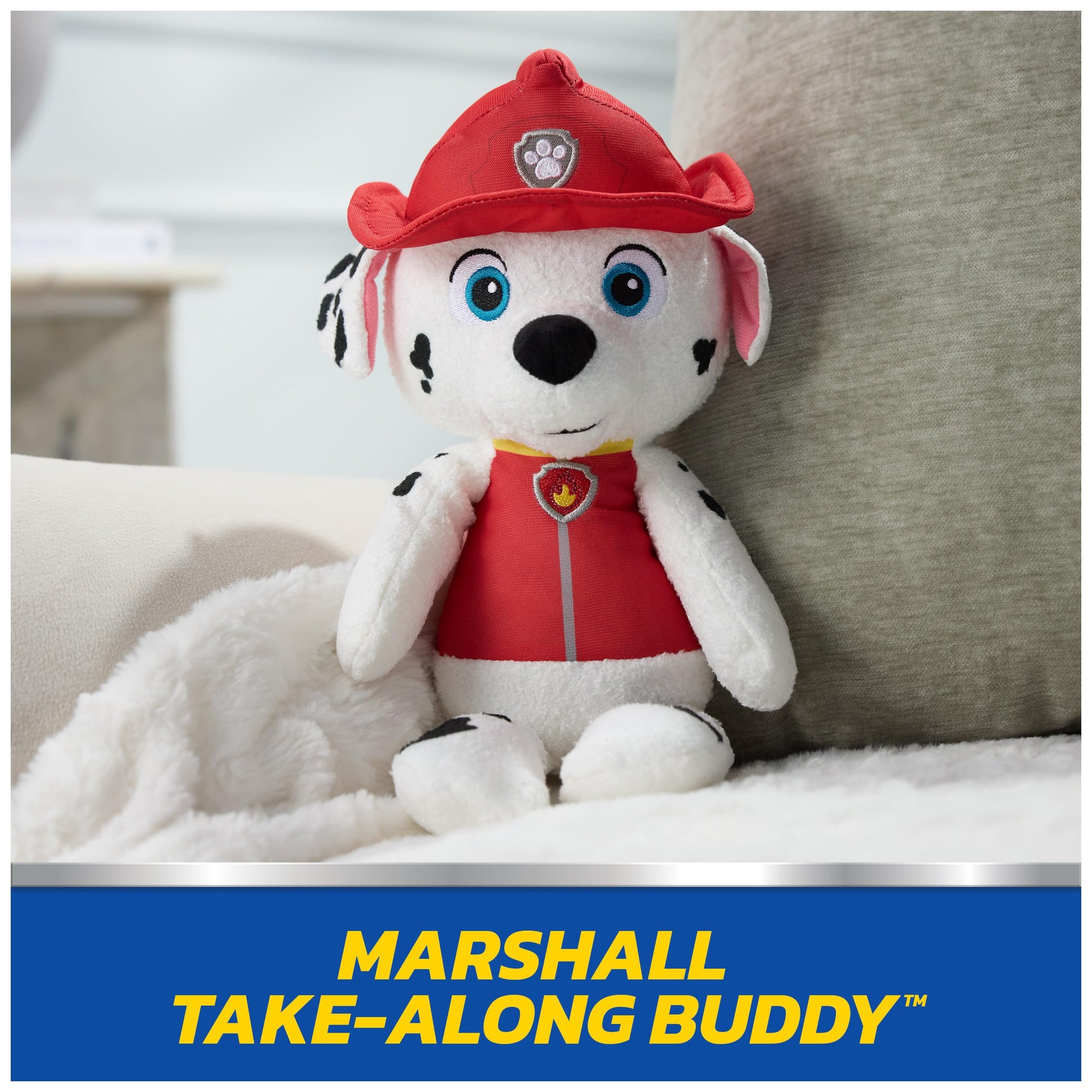 GUND PAW Patrol Marshall Take Along Buddy 13-Inch Plush for Ages 1+