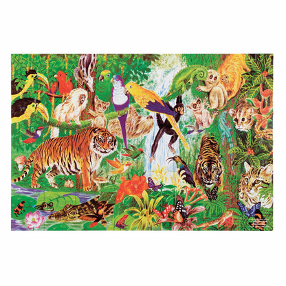 Melissa & Doug Rainforest Floor Puzzle, 48 pc Jumbo Jigsaw Puzzle, Educational Screen Free Activity for Toddler, Preschoolers and Kids Ages 3+ (2 x 3