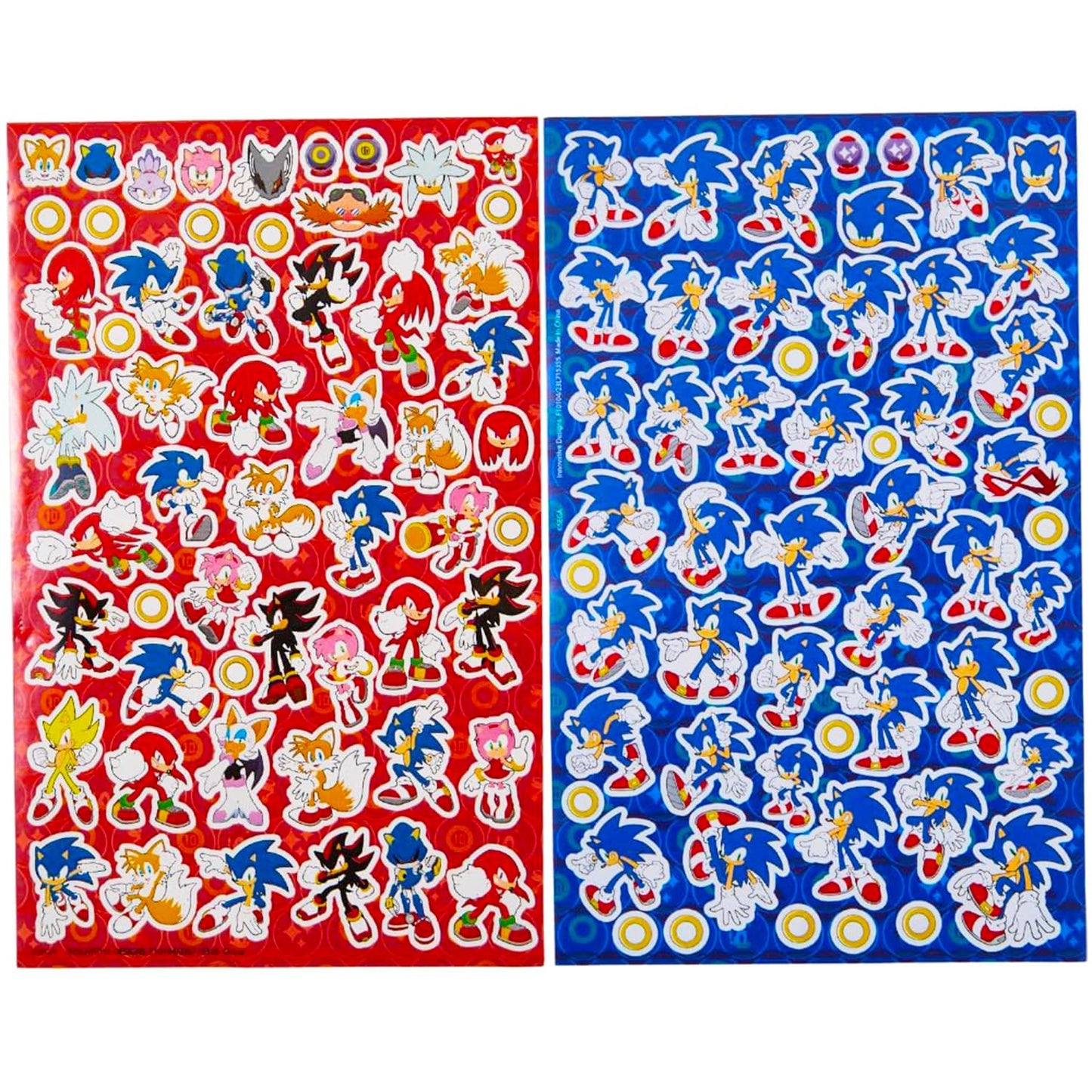 Sonic The Hedgehog Art Set for Kids, Toddlers - 30 Pc Bundle with Sonic Coloring Sketchpad, Stickers, Crayons, More | Sonic Drawing Pad Activity Kit