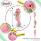 DolliBu Rainbow Seahorse Stuffed Animal - Super Soft Stuffed Animals for Girls and Boys, Adorable Stuffed Sea Creatures for Kids and Cute Sea Animals