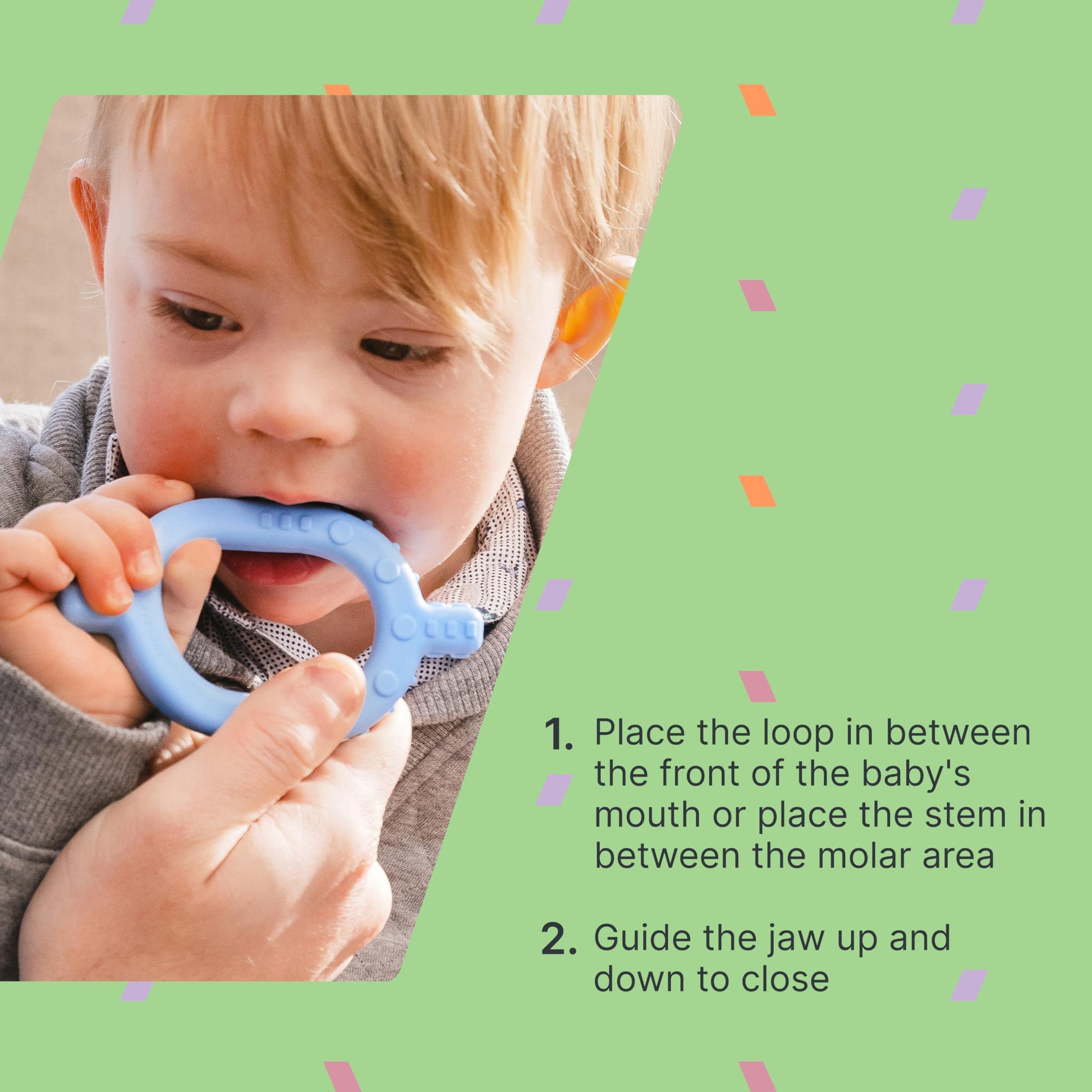 ARK Baby Grabber Sensory Chew, Baby Teether, Sensory Toys for Developing Speech and Feeding Skills, Medical-Grade Oral Motor Therapy Tools, Soft