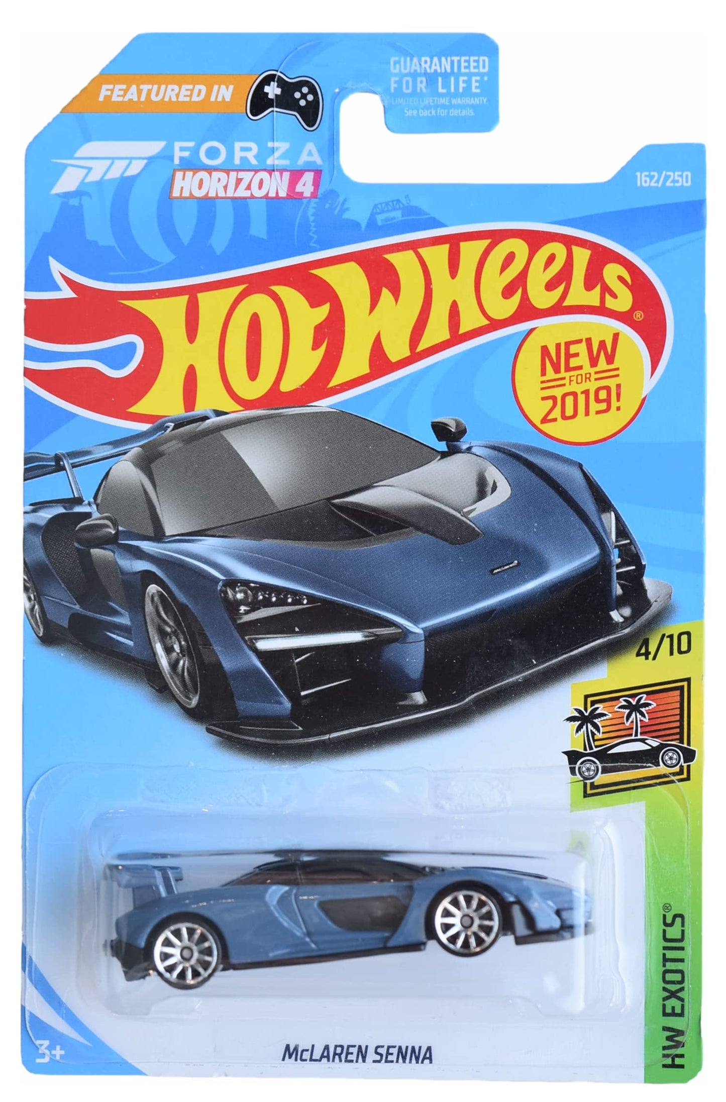 Hot Wheels Mclaren Senna, Exotics 4/10 [Blue]
