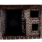 Town Square Miniatures Colonial Fieldstone Walk in Fireplace