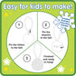 READY 2 LEARN- Create Your Own Sequin Ornaments - Set of 6 - Christmas Crafts for Kids - Christmas Tree Decorations - All Materials Included