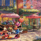 Ceaco - Thomas Kinkade - Disney - Mickey & Minnie Sweetheart Café - 1000 Piece Jigsaw Puzzle