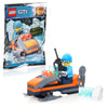 LEGO City Winter Holiday Minibuild - Arctic Explorer Minifigure with Snowmobile (40 Pieces)