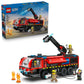 LEGO City Airport Fire Truck Kids Building Toy - Pretend Play Emergency Vehicle for Boys & Girls, Ages 7+ - Fire Engine Toy W/ 4 Firefighter