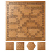 Fractal Tray Puzzle, Fractal Puzzles for Adults, Irregular Wooden Jigsaw, Mind Bending Hilbert Curve Puzzle, Challenging Portable Brain Training Game