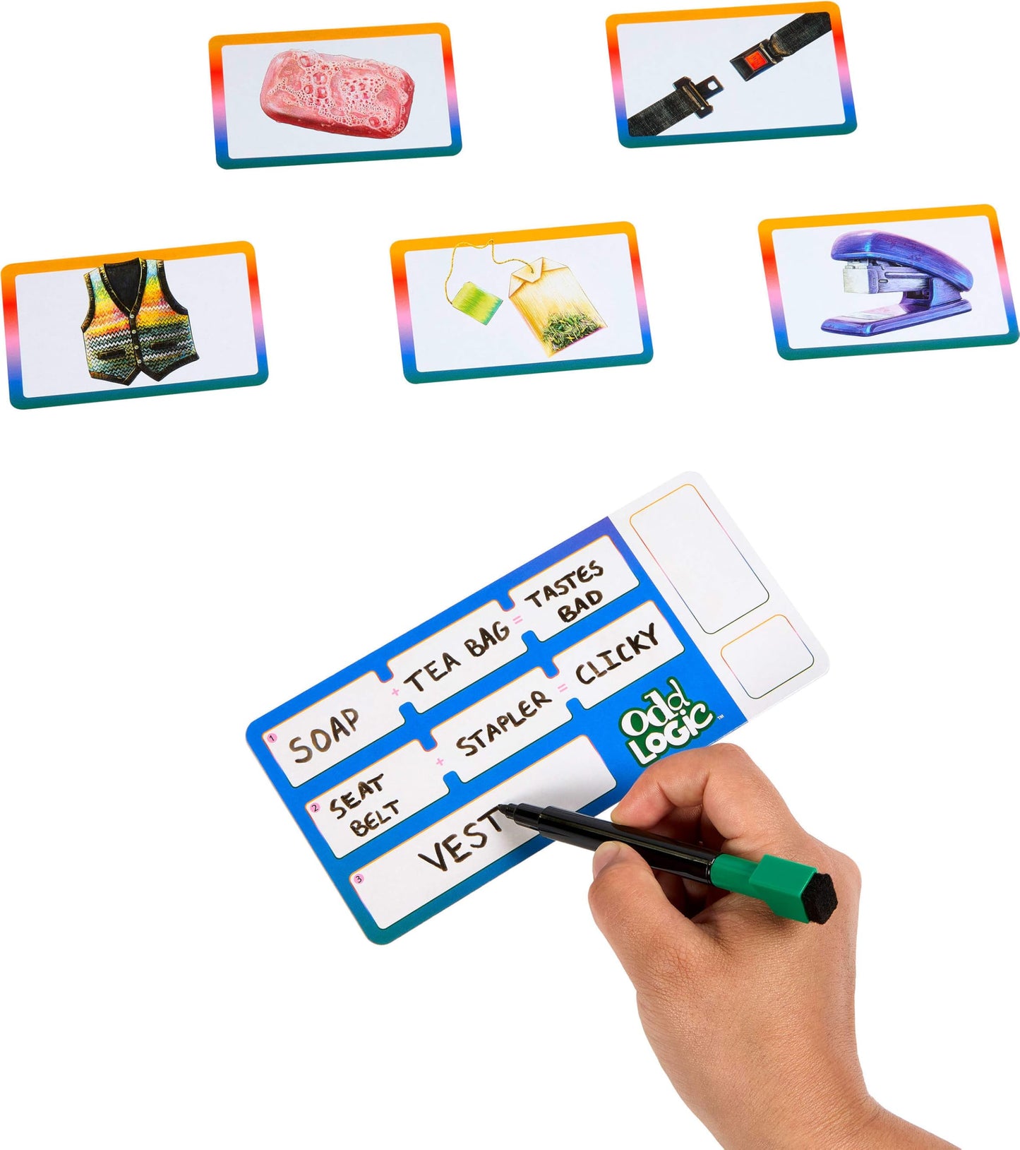 Mattel Games Odd Logic Family Party Game for Tweens, Teens, Grown-ups, Game Night Fun & Parties for 3-6 Players Ages 10+ Make it Make Sense