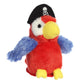 Aurora® Adorable Shoulderkins™ Swashbuckler Parrot™ Stuffed Animal - Fun Buddy that Can Go Everywhere with You - Perfect for Kids 3+ Years