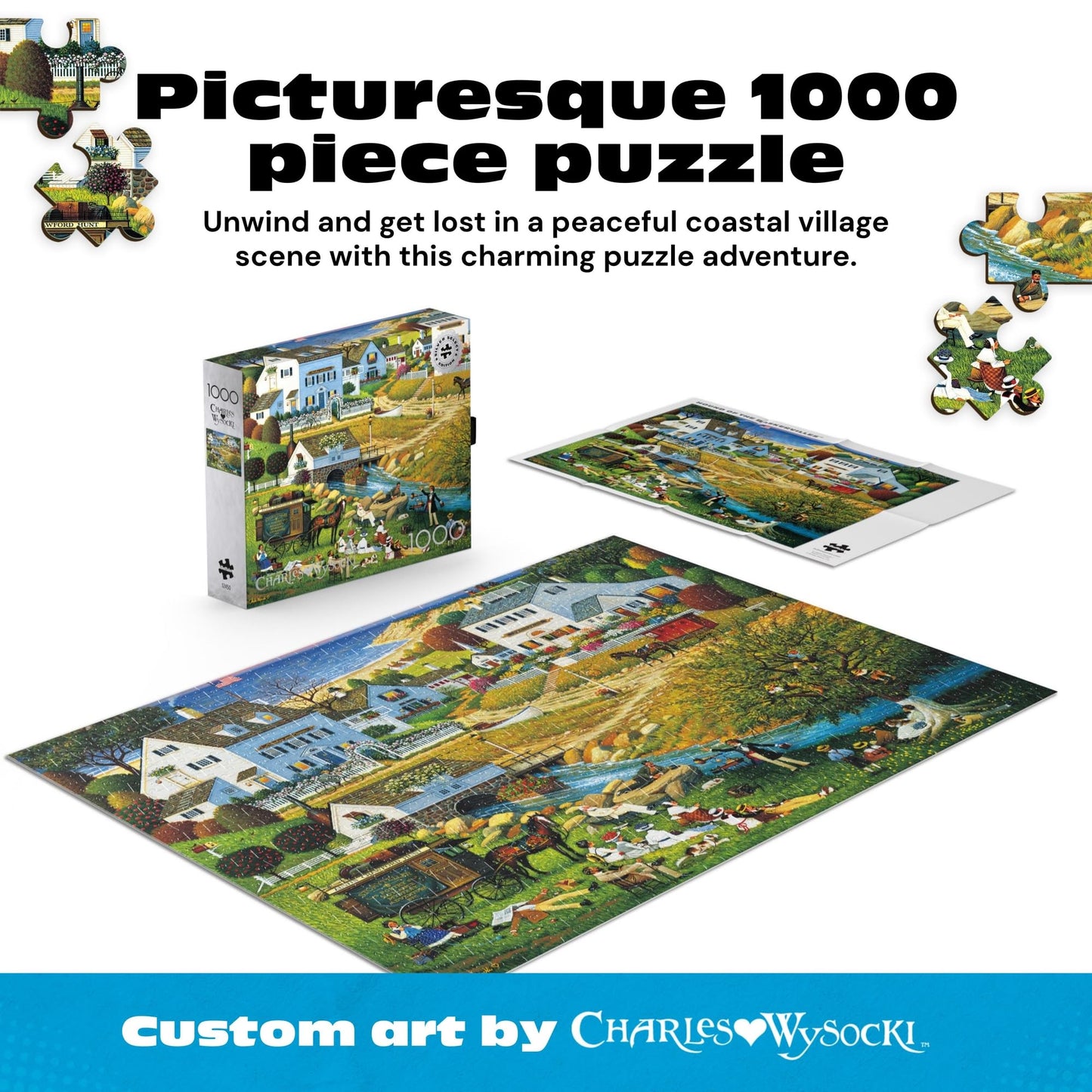 Buffalo Games - Charles Wysocki Hound of The Baskervilles 1000 Piece Puzzle
