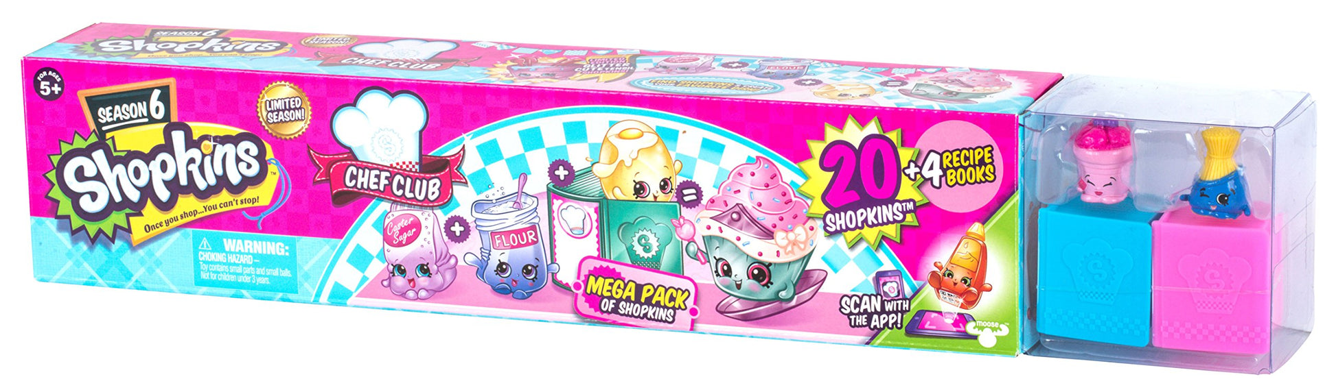 Shopkins Season 6 Chef Club Mega Pack - Collectible Toy with Over 20 pcs