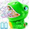 JOYIN Dinosaur Bubble Machine, Bubble Machine Gun Blower with Solutions for Kids, Summer Outdoor Indoor Toy, Dinosaur Party Favor, Kids Birthday Gift