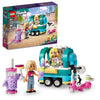 LEGO Friends Mobile Bubble Tea Shop Toy Building Set 41733, Fun Pretend Play Toy Vehicle Set with Toy Scooter, Mobile Cart, Cash Register, Play Store