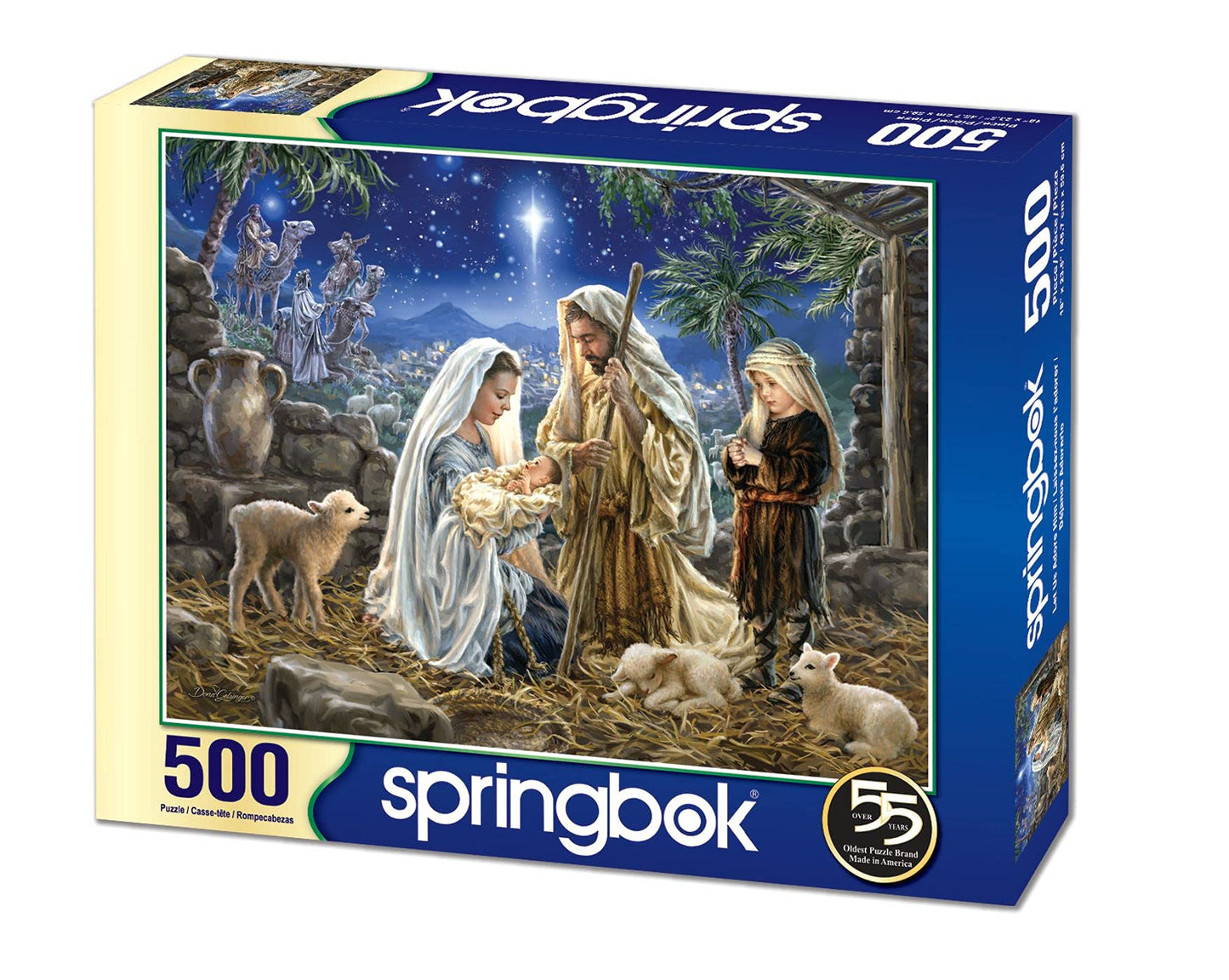 Springbok Let Us Adore Him 500 Piece Jigsaw Puzzle for Adults