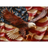 Puzzles for Adults 500 Pieces, Eagles Jigsaw Puzzles - Wings of Liberty, Impossible American Flag Puzzles for Seniors Family, 20.47x14.96 inches, 1:1