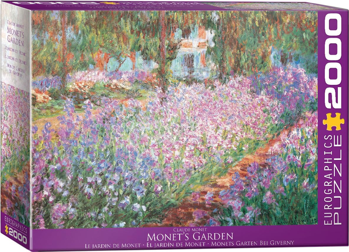 EuroGraphics, Monet's Garden, by Claude Monet Puzzle, 2000 Piece Puzzle