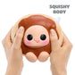 Hyojo and Krispy Kreme™ Doughnuts Series, Blind Box Mixed Material Squishy Collectible, Limited Edition, 3 to Collect, Chocolate Iced, Original Glazed