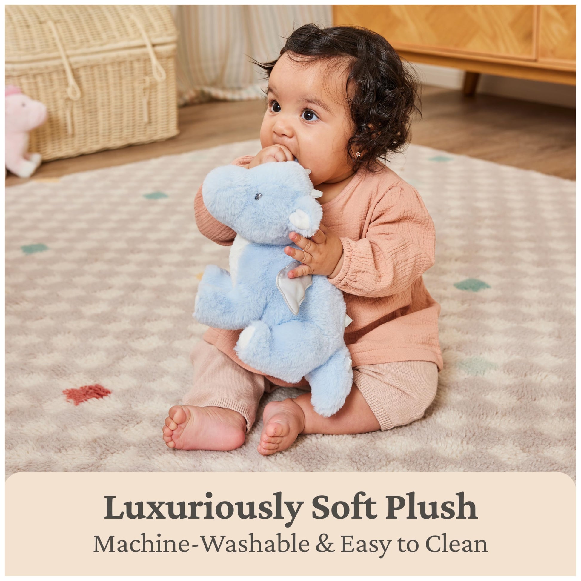 GUND Baby Zephie Dragon 10-Inch Sensory Stuffed Animal for Ages 0+
