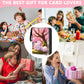 Card Binder 4 Pockets Zip Trading Card Binder for 400 Cards, PU Collection Binder with Removable Sleeves for 50 Pages, Portable Collector Album, Card