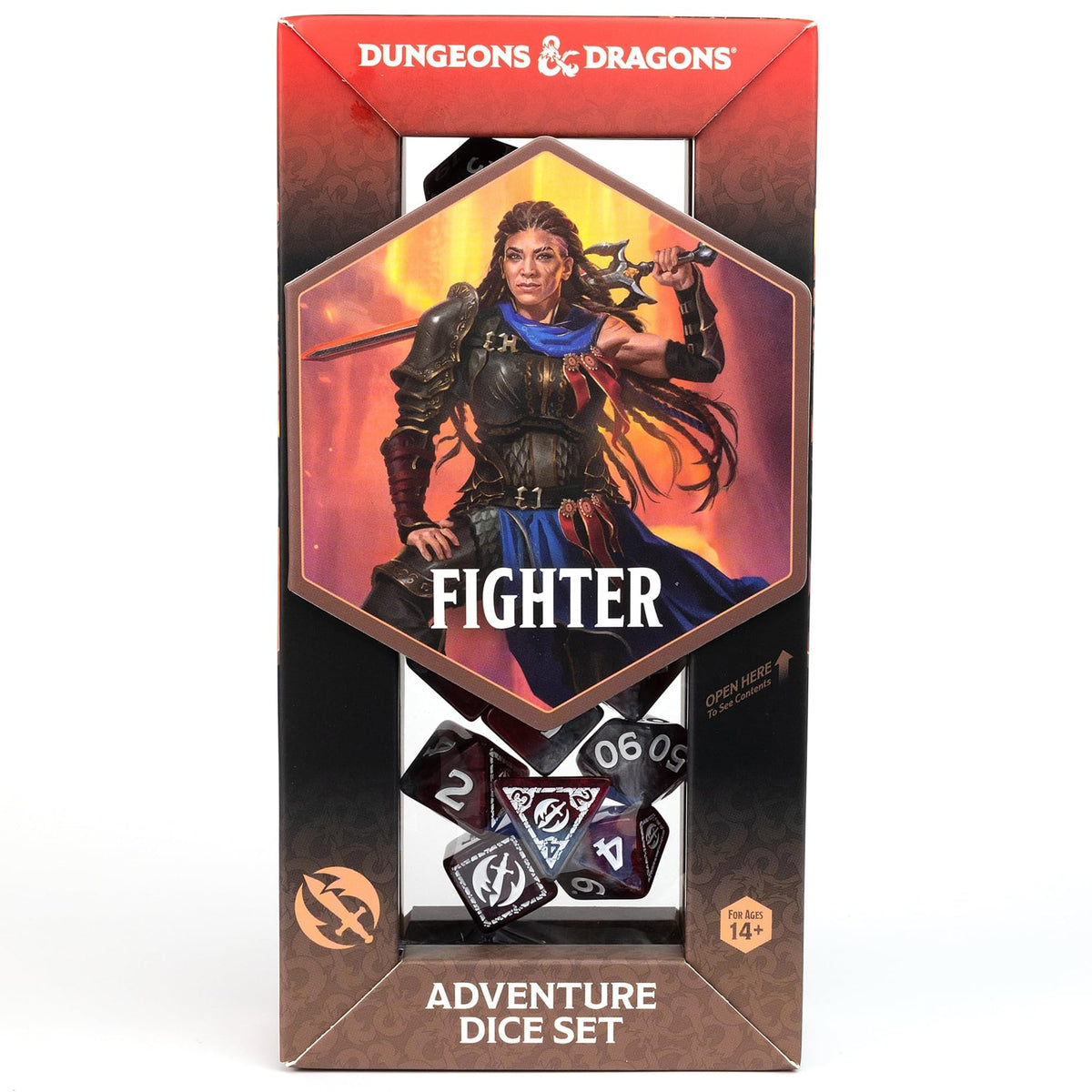 D&D Adventure Dice (Fighter Class: Red)