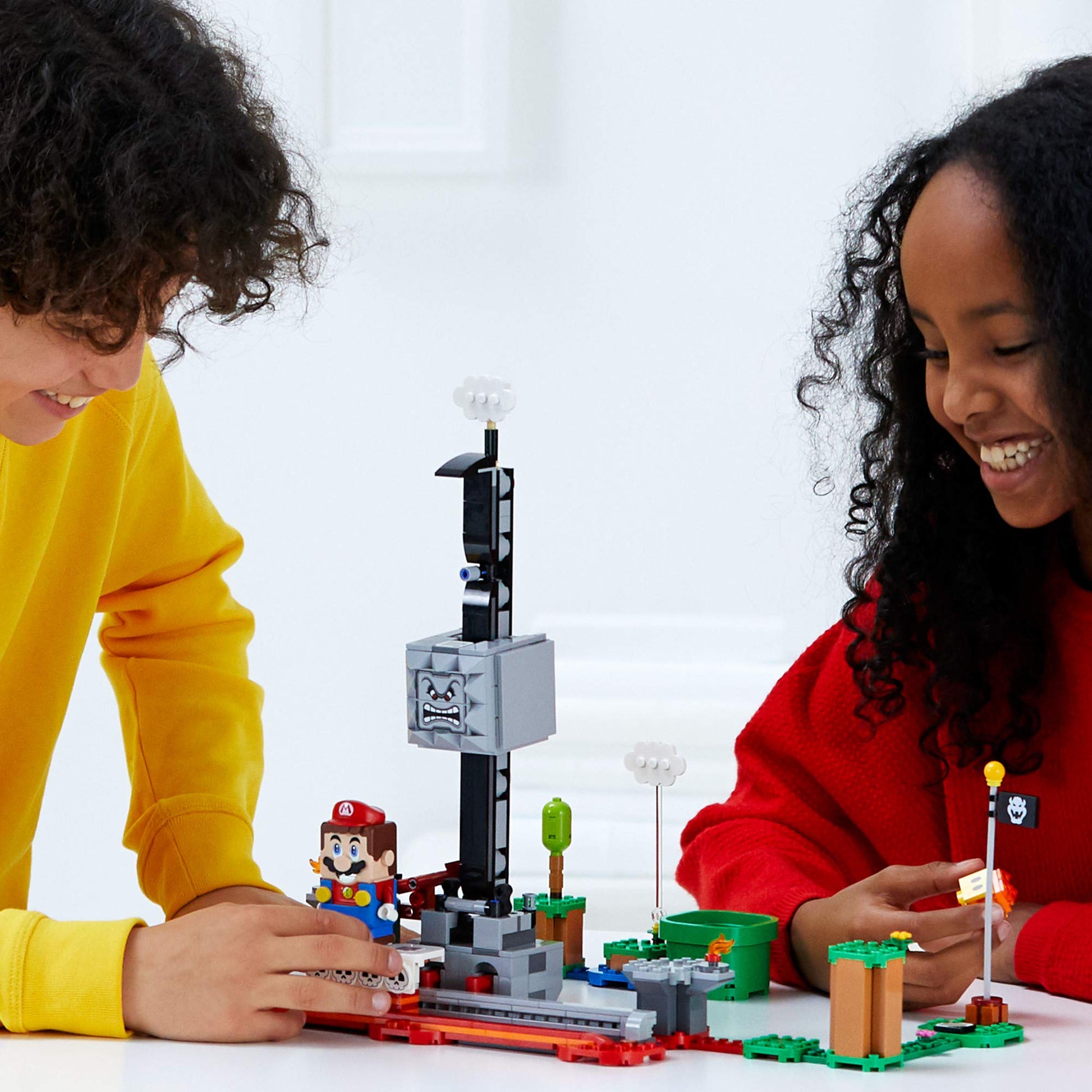 LEGO Super Mario Thwomp Drop Expansion Set 71376 Building Kit; Collectible Playset for Creative Kids to Add New Levels to Their Super Mario Starter