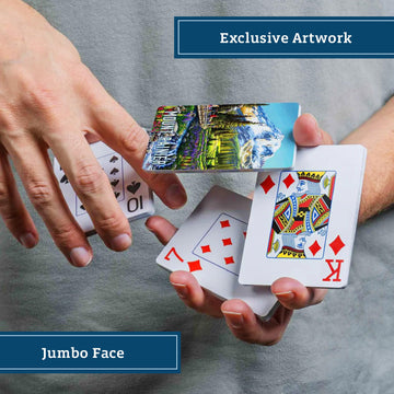 Boardwalk Puzzles Mount Rainier, Featherlight Unique Playing Cards, Fun Themed Deck for Home and Travel