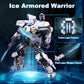 HIGH GODO Ice Warrior Mech Building Set, Cool City Protector Battle Model for Adults Teens 14+, Creative Action Robot Gifts Perfect for Christmakis
