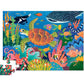 Crocodile Creek Jigsaw Puzzle, 36 Piece for Kids 3 Years and Up, Heavy-Duty Shaped Box for Storage, Finished Puzzle Size 18 x 24 inches, Sea Turtle