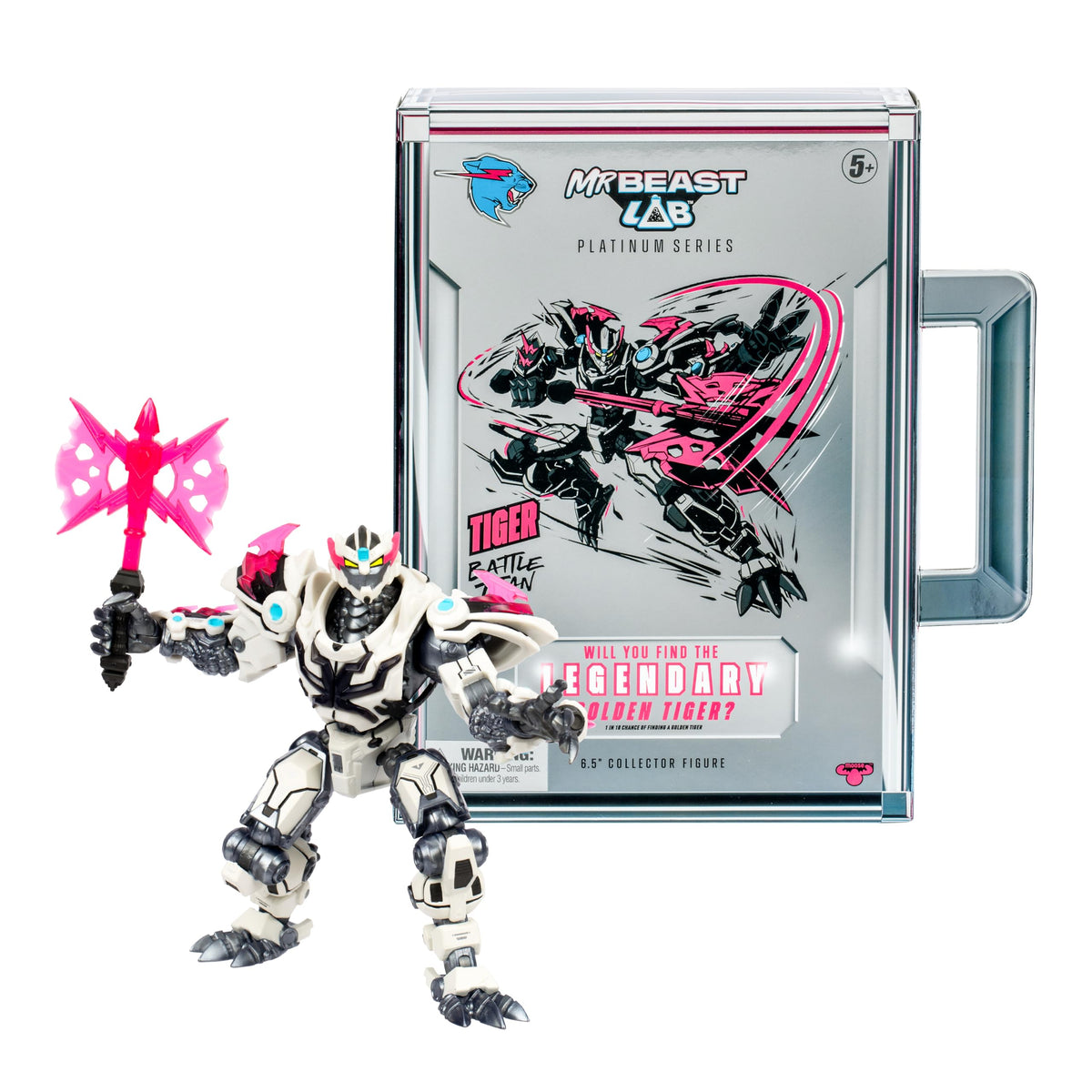 MrBeast Lab Platinum Series Tiger Battle Titan Collector Figure