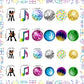 54 Pieces Disco Party Decorations Disco Ball Hanging Swirls 70s Party Hanging Swirls Ceiling Decor for Disco Party 70s Birthday Party Favors Supplies