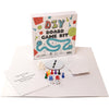 DIY Board Game Kit - Make Your Own Board Game Kit with Double-Sided Blank Game Board, Blank Box, Game Pieces, and Accessories